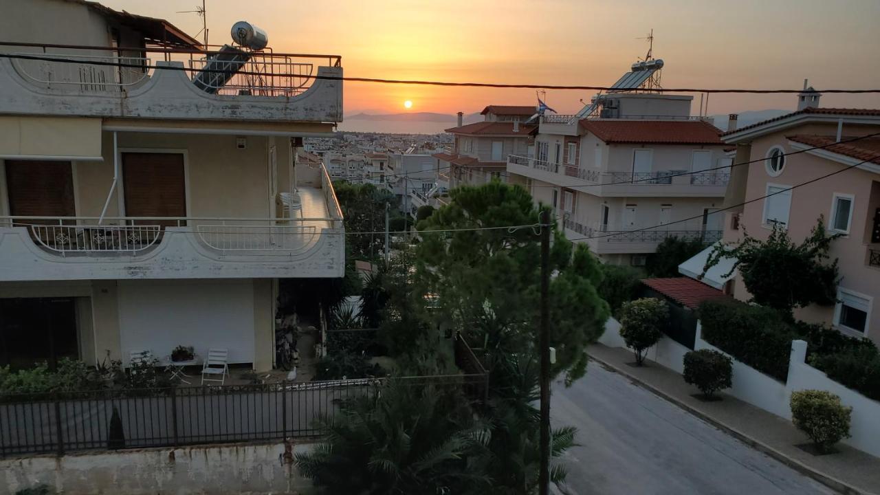 山脚下，舒适温馨海景公寓 Atenas Exterior foto